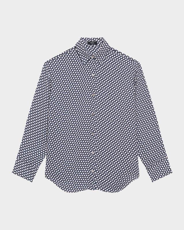 Geometric Boyfriend Shirt